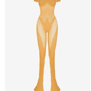Poster Girl Stylish Orange Bodysuit